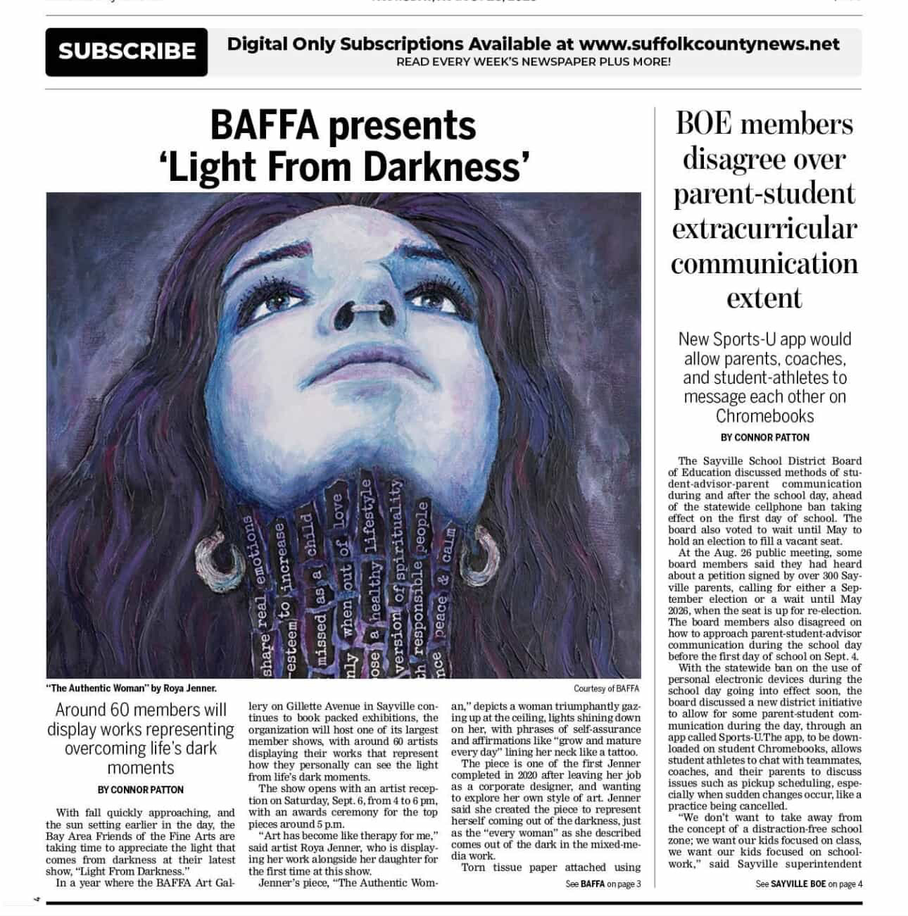 Thank You BAFFA & Suffolk County News